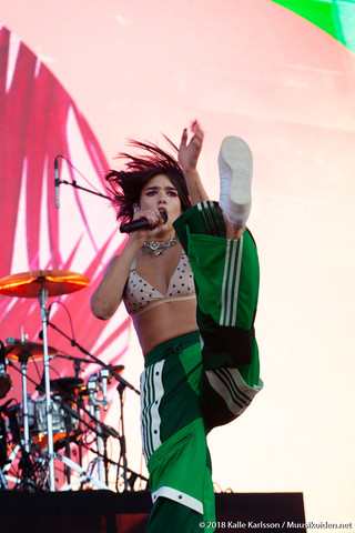 Dua Lipa | Dua Lipa Ruisrockissa 2018.
